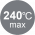 Максимальная температура, °C: 240
